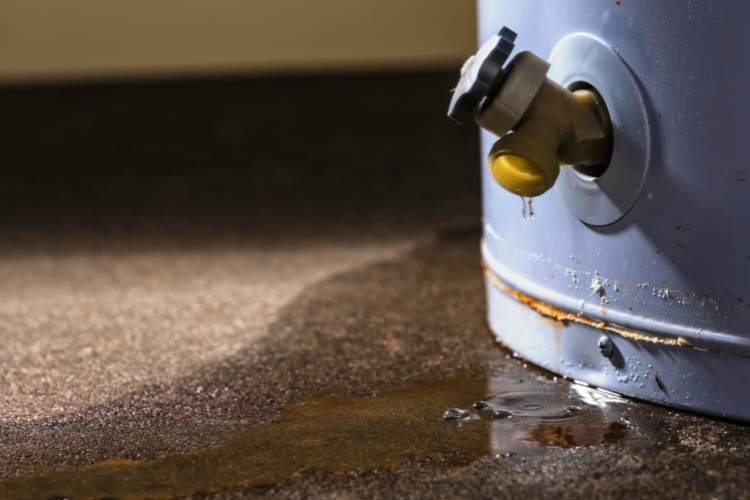 leaky water heater repair